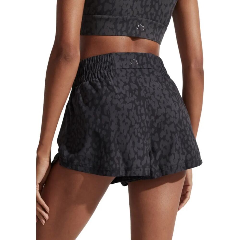 Varley Kallin Running Shorts Black Shadow Animal Lightweight Training Women's M - Picture 11 of 11